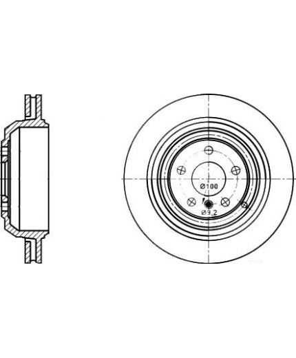 ATE Тормозной диск задний Фото 2