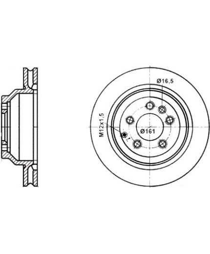 ATE Тормозной диск задний Фото 2
