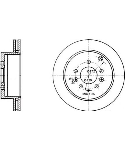 ATE Тормозной диск задний Фото 2