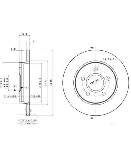 BREMBO Тормозной диск Фото 2