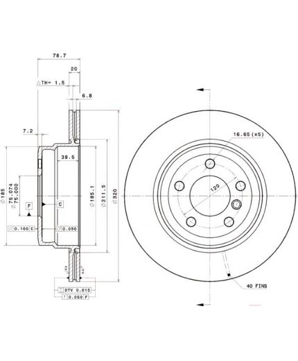 BREMBO Тормозной диск Фото 2