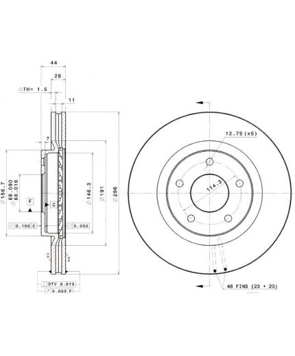 BREMBO Тормозной диск Фото 2