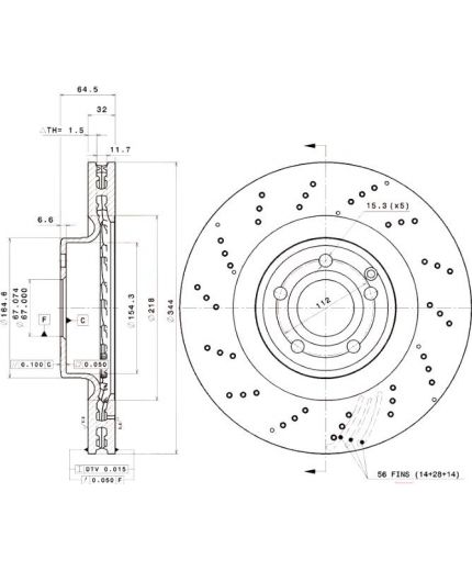 BREMBO Тормозной диск Фото 2