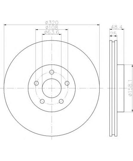 Ford Тормозной диск передний Фото 3