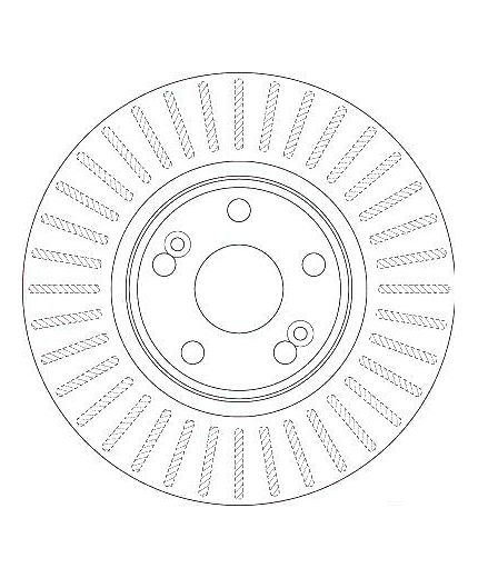 TRW Тормозной диск передний