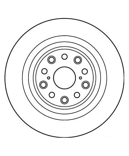 TRW Тормозной диск задний Фото 3
