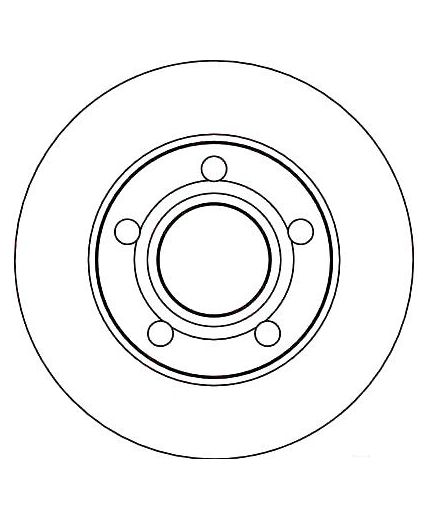 TRW Тормозной диск задний Фото 2