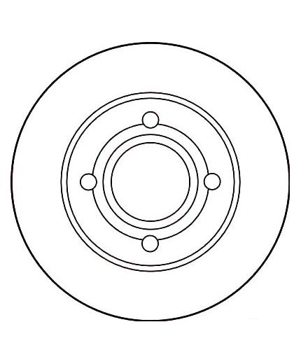 TRW Тормозной диск задний