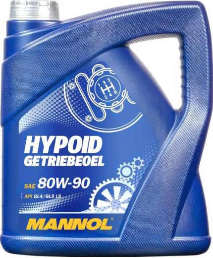 Трансмиссионное масло MANNOL Hypoid 80W-90 GL-4/GL-5 LS 4л.