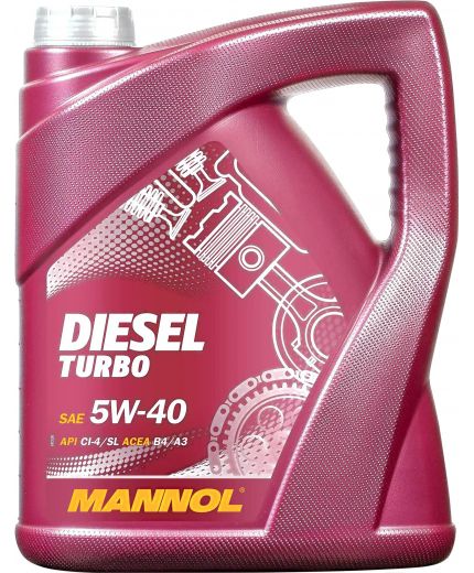 Моторное масло MANNOL Diesel Turbo 5W-40 CI-4/SL ESTER 5л
