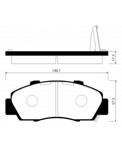 HSB Колодки дисковые передние