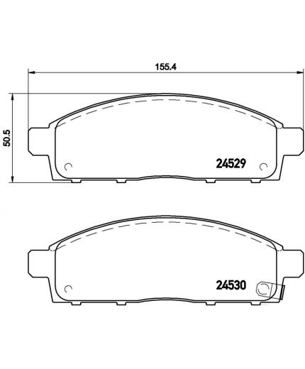 BREMBO Колодки дисковые передние
