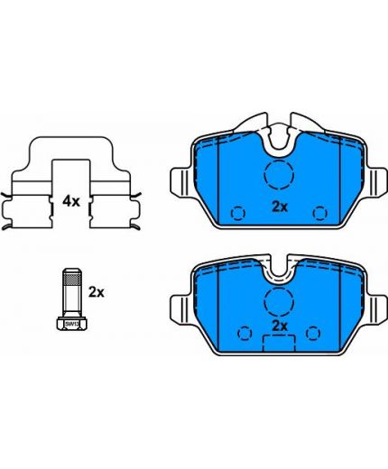 ATE Колодки дисковые задние