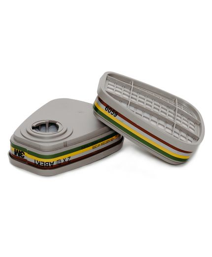 3M Фильтры угольные ABEK-1, комплект, 2 шт Фото 9