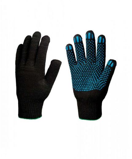 Русский мастер Перчатки х/б с ПВХ, 5 нитей Фото 5