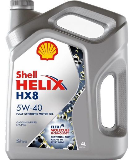 Моторное масло SHELL Helix HX8 Synthetic 5W-40 4л
