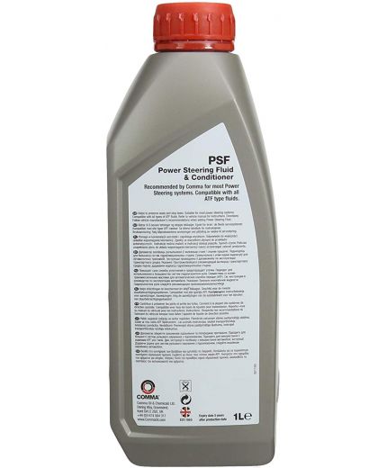 COMMA Power Steering Fluid 1л жидкость и кондициоер усилителя руля Фото 2