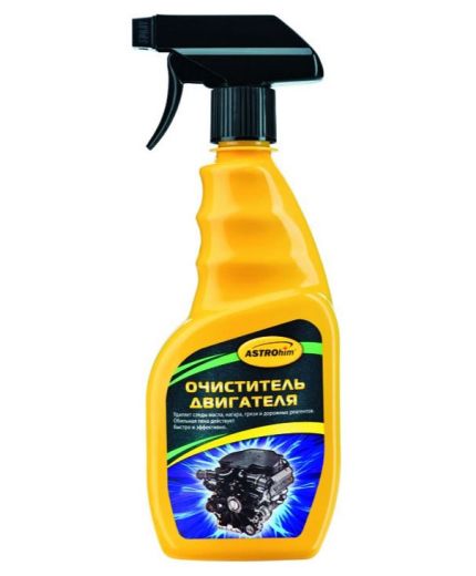 АСТРОХИМ Очиститель двигателя, спрей 500мл Фото 3