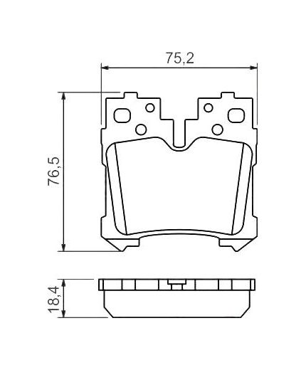 BOSCH Колодки дисковые