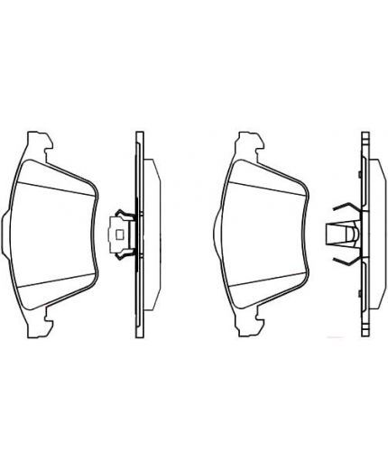 BOSCH Колодки дисковые