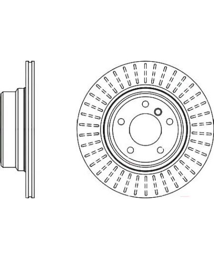 BOSCH Тормозной диск задний