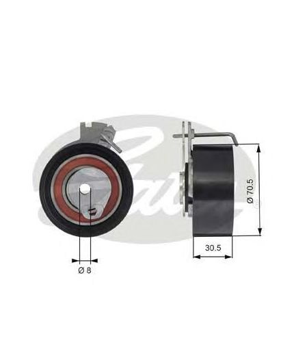 GATES Ролик натяжной