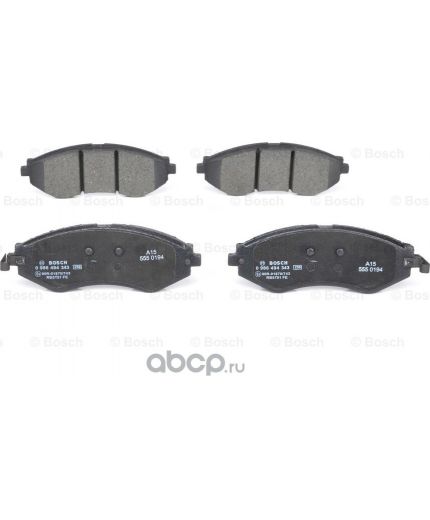 BOSCH Колодки дисковые 4шт