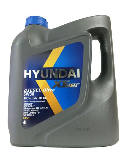 Моторное масло HYUNDAI XTeer Diesel Ultra 5W-30 4л