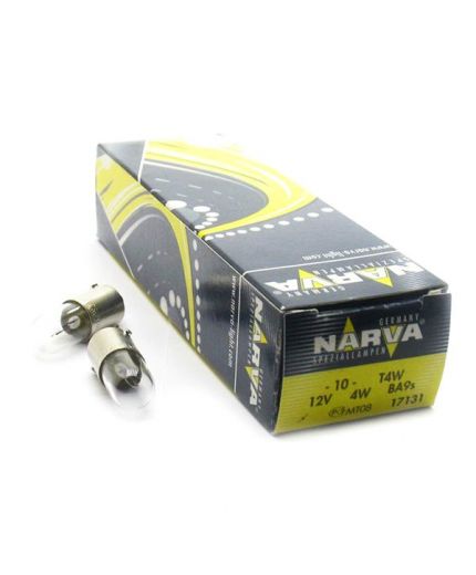 NARVA Лампочка T4W 12V-4W Фото 3