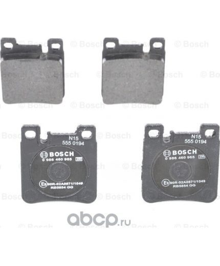 BOSCH Колодки дисковые задние Фото 3