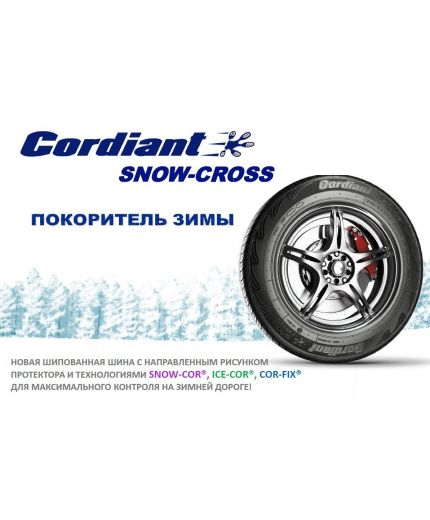 CORDIANT Snow Cross 195/65R15 91T