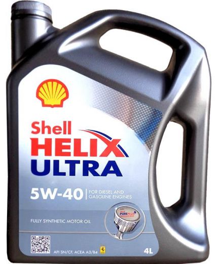Моторное масло SHELL Helix Diesel Ultra 5W-40 4л (Заменен на 550040558)