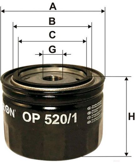 FILTRON Фильтр масляный Фото 3