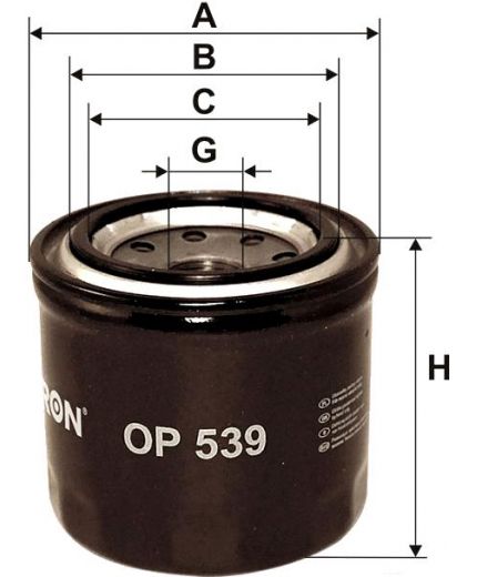 FILTRON Фильтр масляный Фото 2