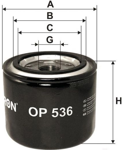 FILTRON Фильтр масляный Фото 3