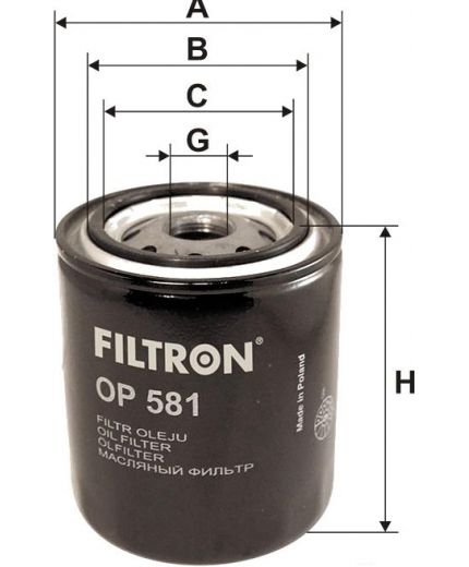 FILTRON Фильтр масляный Фото 3
