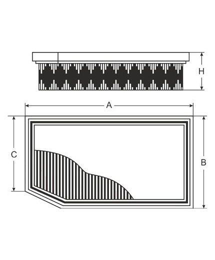 SCT Фильтр воздушный