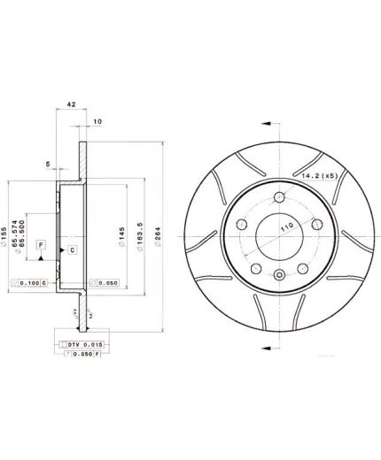 BREMBO Тормозной диск Фото 2
