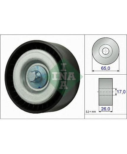 INA Ролик ГРМ Фото 2