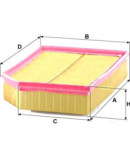Mann-Filter Фильтр воздушный Фото 5