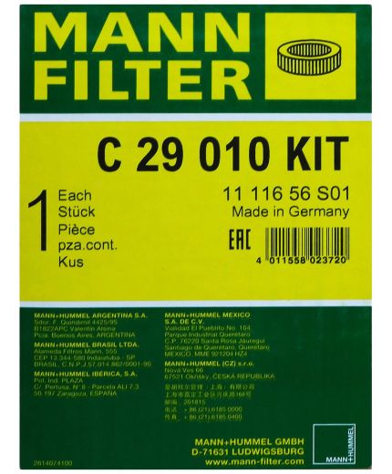 Mann-Filter Фильтр воздушный Фото 3