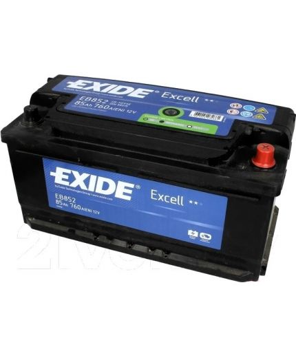 EXIDE Аккумулятор EXCELL EB852 (85 А/ч) Фото 2