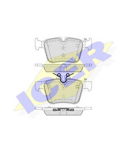 ICER Колодки дисковые