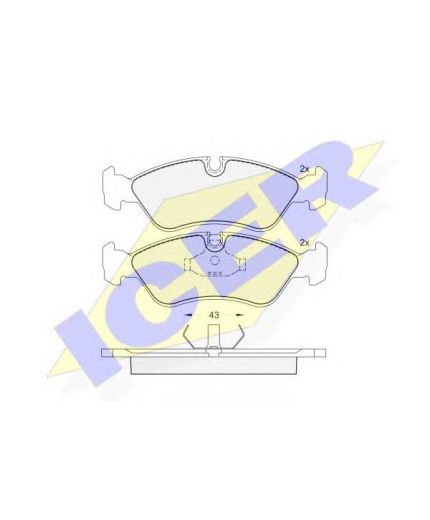 ICER Колодки дисковые Фото 2