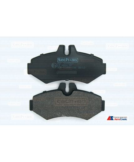 TECH-AS Колодки дисковые	 задние