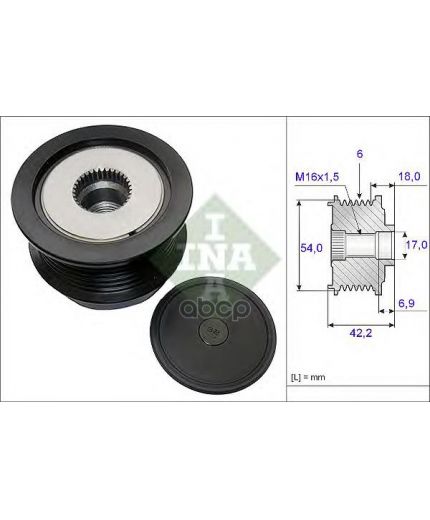 INA Шкив генератора