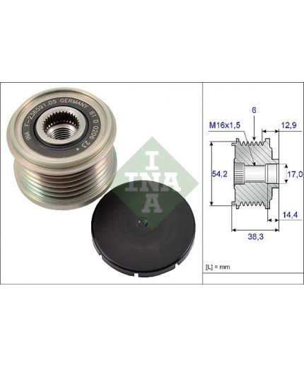 INA Шкив генератора