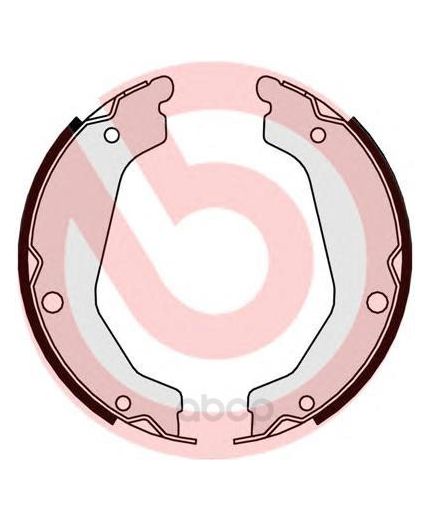 BREMBO Колодки барабанные