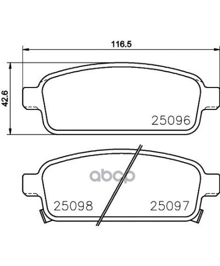 NISSHINBO Колодки дисковые задние