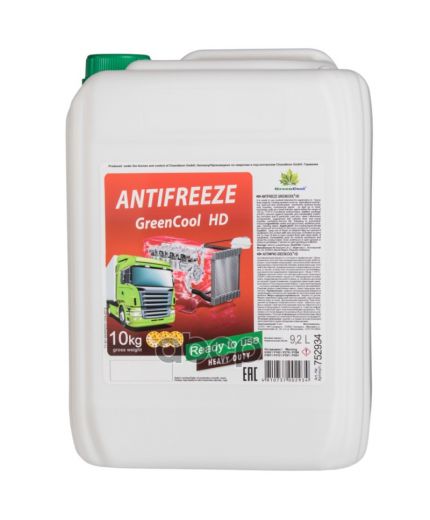 Антифриз GREENCOOL GreenCool HD BS 6580 зеленый 10кг